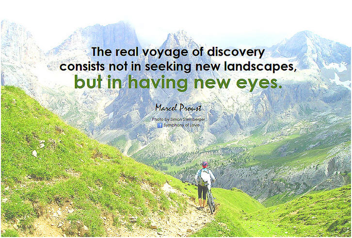 Travel Quote Having New Eyes