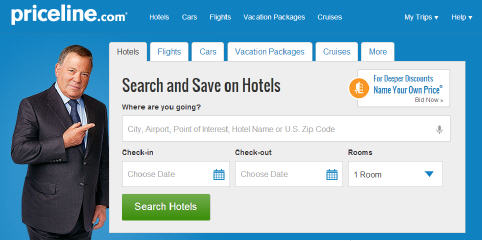 Priceline Flights, Hotels, Cars, Vacation Packages