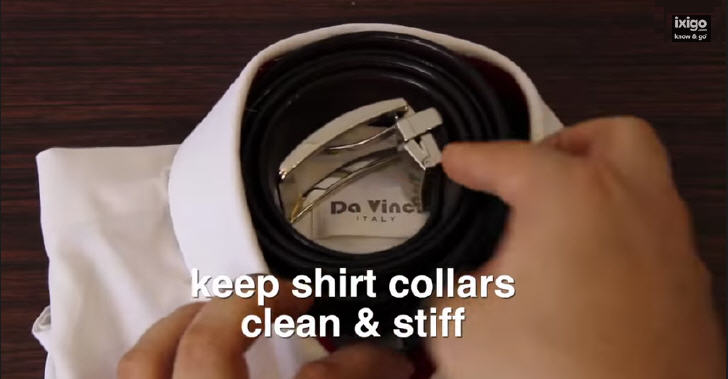 Keep shirt collars clean & stiff