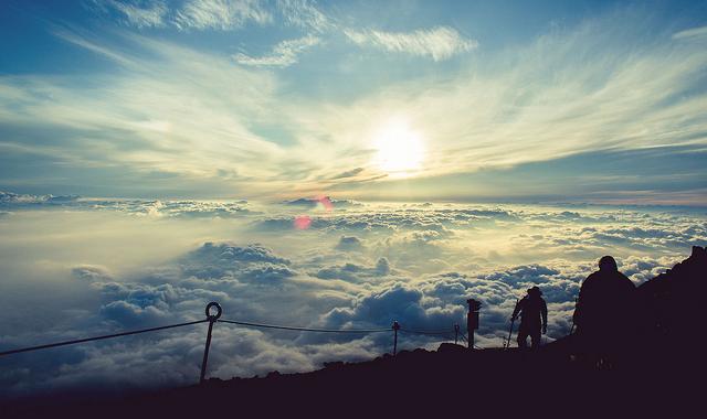 Climbing Mount Fuji