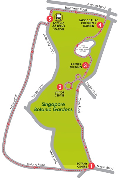 Singapore Botanic Gardens Jubilee Shuttle Bus