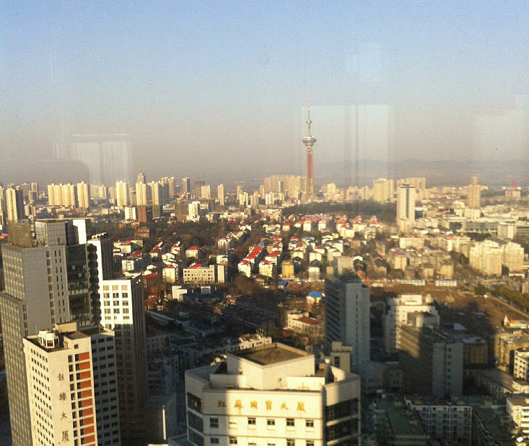 View from 36th floor, Sofitel Nanjing Galaxy