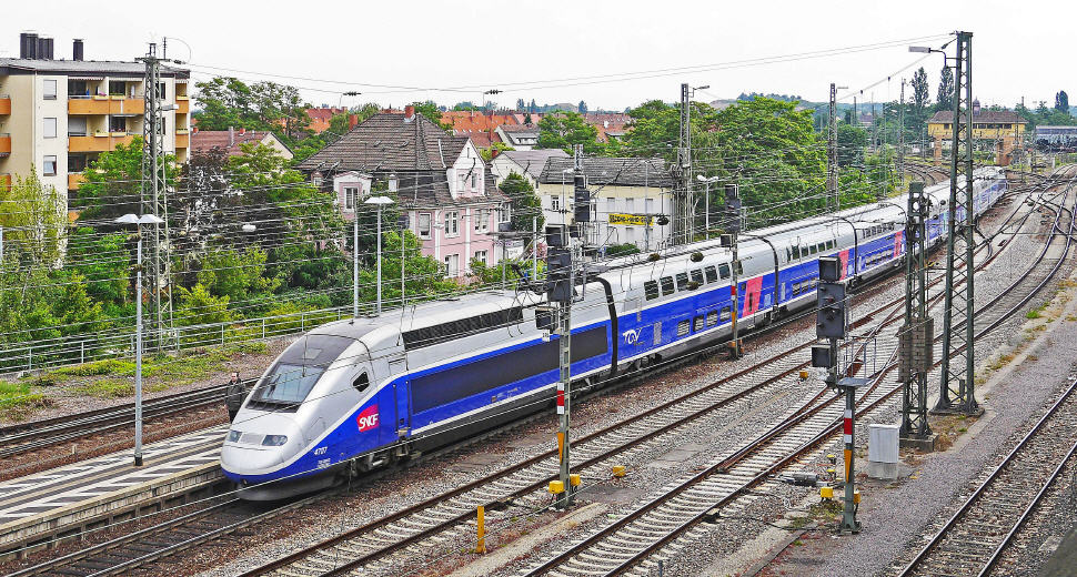 TGV train, train travel in Europe