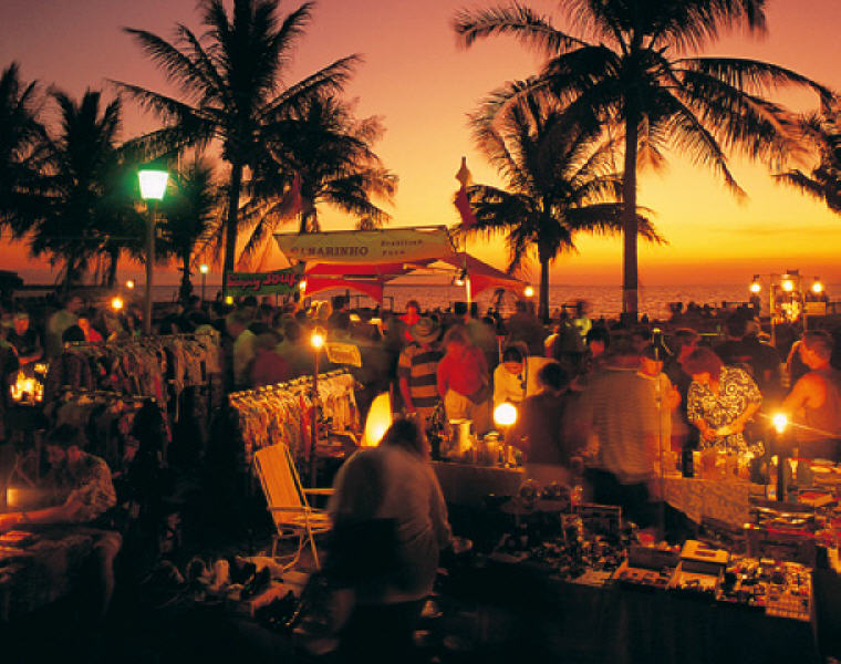 Mindil beach market, Darwin, Australia, Most affordable points of entry to each continent, Photo credit Tourism NT