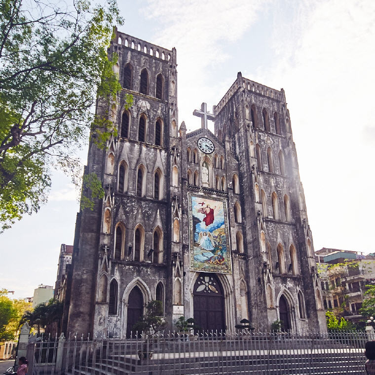 St. Joseph's Cathedral, Hanoi, Vietnam, Weekend getaways under 4 hours from Singapore, Photo credit: Wikipedia