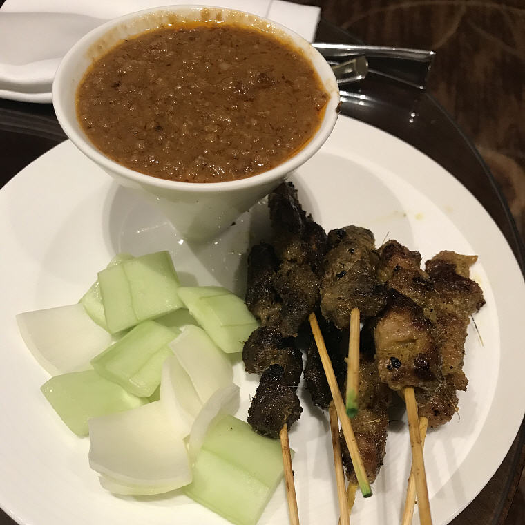 Assorted Satay, The Private Room, Changi Airport Terminal 3